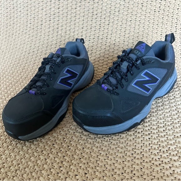 New Balance NEW 627 Women’s Black Steel Toe Sneakers Shoes Size 6.5D - Picture 12 of 12
